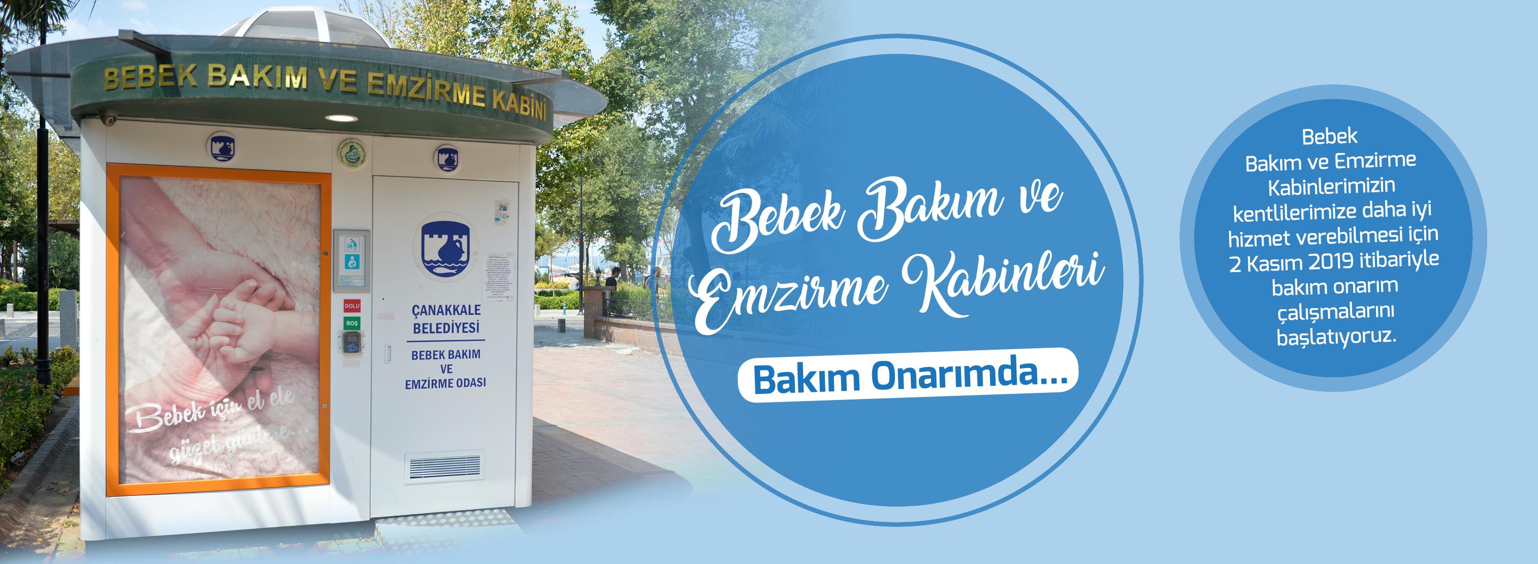 Bebek Bakım ve Emzirme Kabinleri Bakım Onarımdan Geçecek