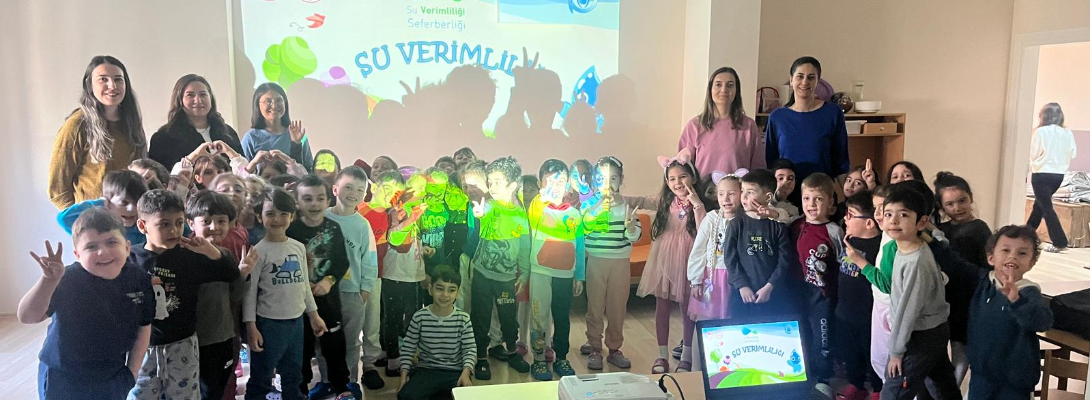Minik Öğrencilere Su Verimliliği Sunumu Yapıldı