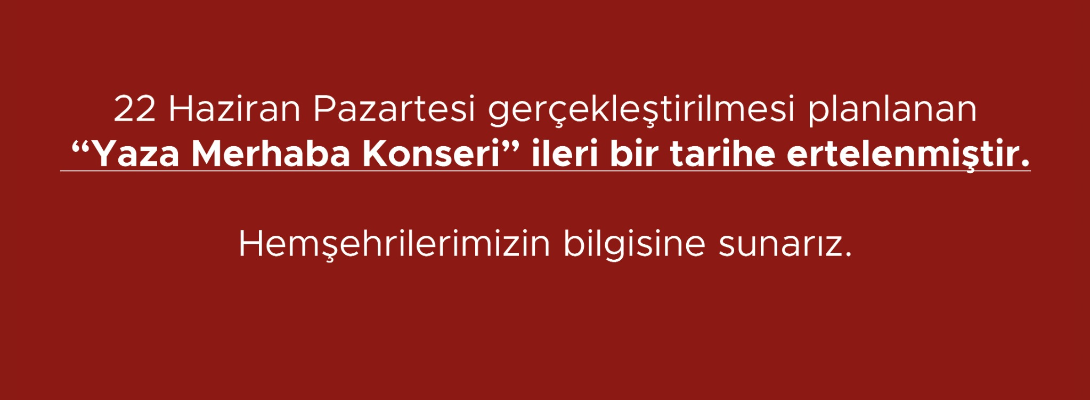 Etkinlik İptali