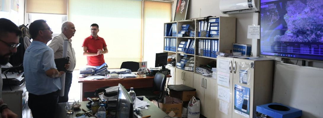 Başkan Gökhan Ulaşım Hizmetleri Müdürlüğü Çalışmalarını Denetledi