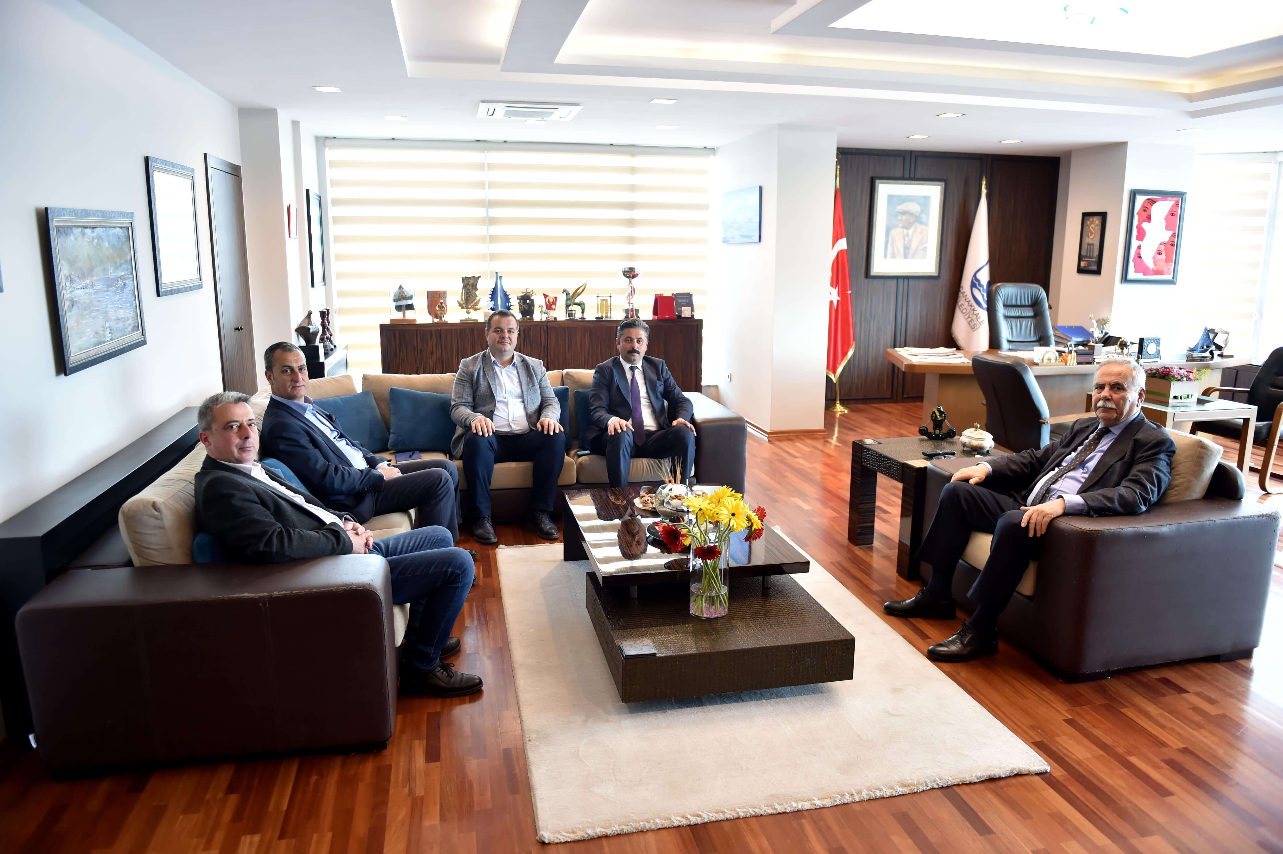 Başkan Gökhan'a, Tebrik Ziyaretleri Gerçekleşti