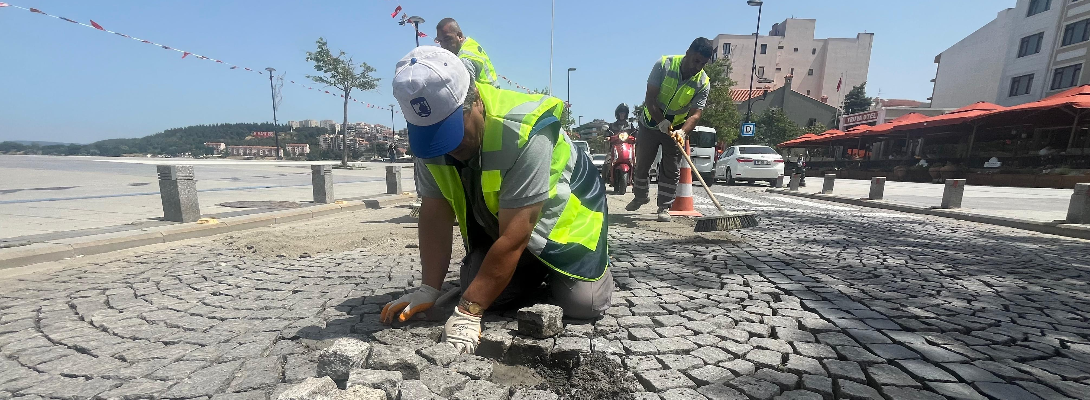 Üstyapıda Bakım ve Onarım Çalışmaları Sürüyor