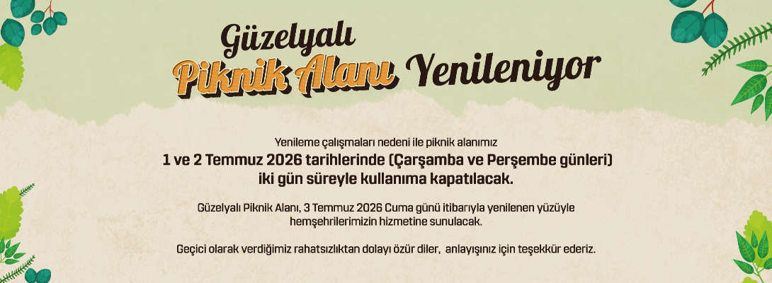 Güzelyalı Piknik Alanı Yenileniyor…