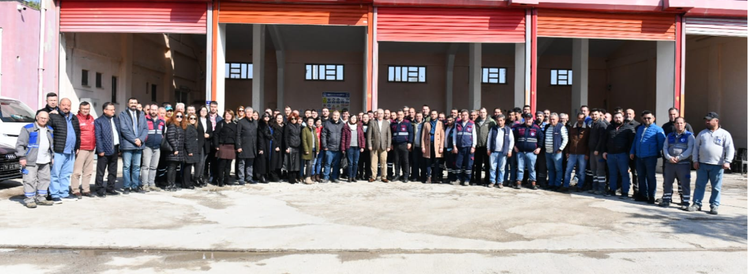Başkan Gökhan Su ve Kanalizasyon Müdürlüğü Personeli ile Bir Araya Geldi