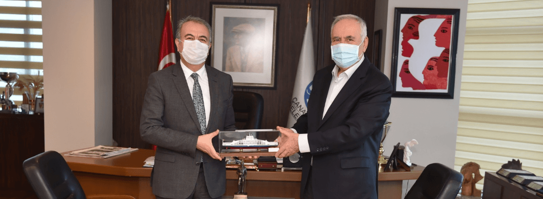 Gestaş Genel Müdürü Sevinç'ten Başkan Gökhan'a Yeni Yıl Ziyareti