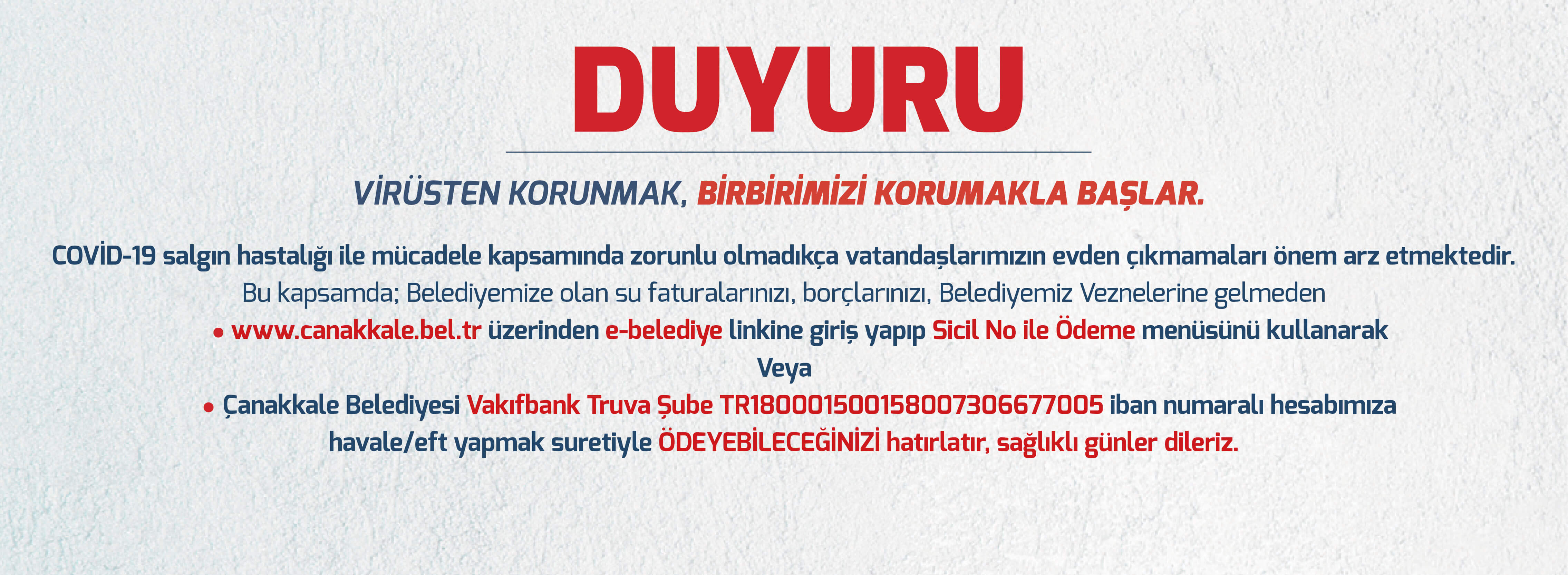 Kentlilerimizin Dikkatine...