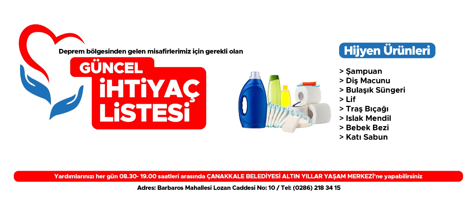 Güncel ihtiyaç Listesi H